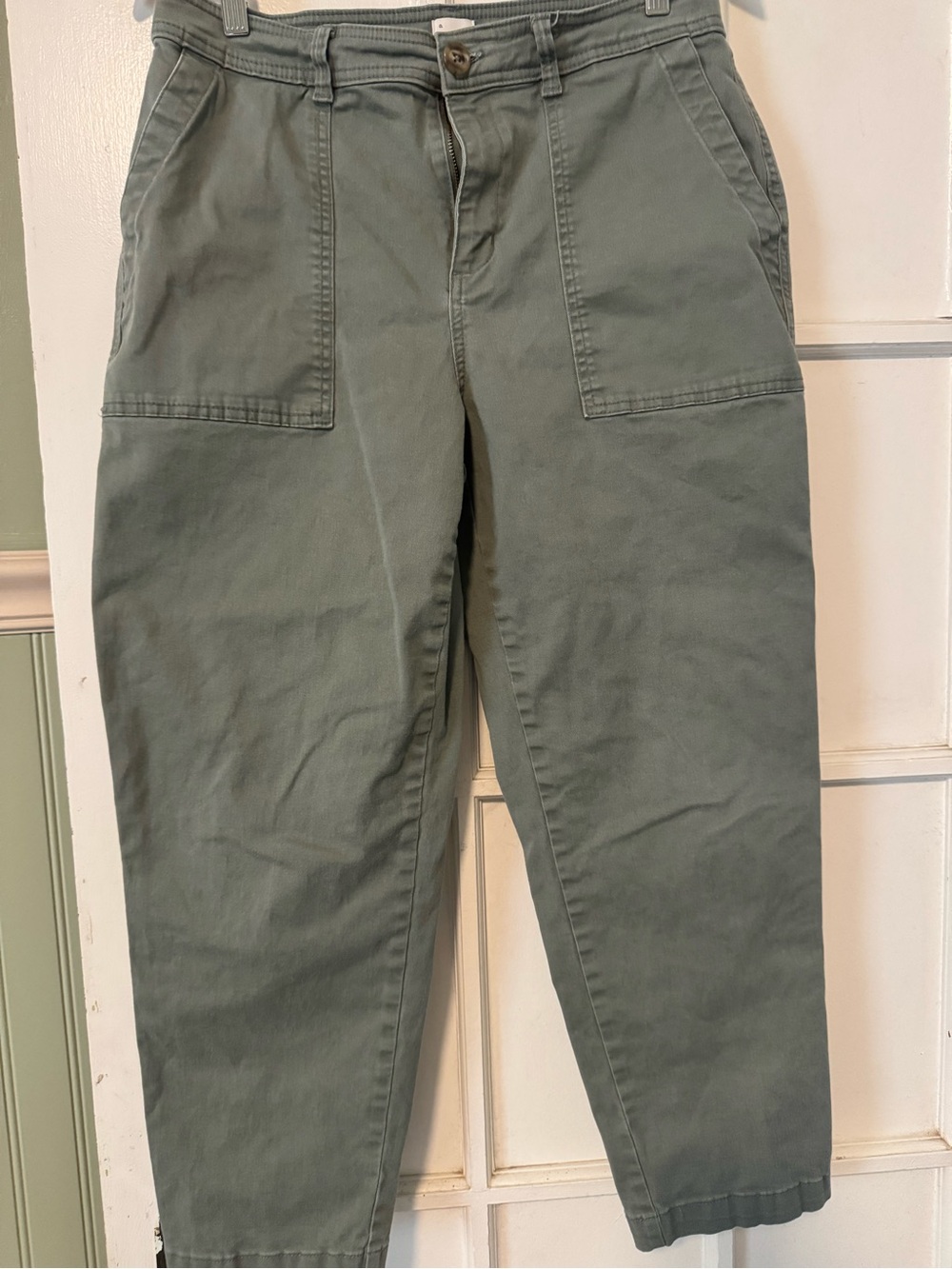 a new day Olive Green High-Rise Chino Pants